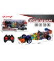CHILDREN'S CAR FORMULA GRAFFITI WITH PILOT RADIO CONTROL 4 DIRECTIONS