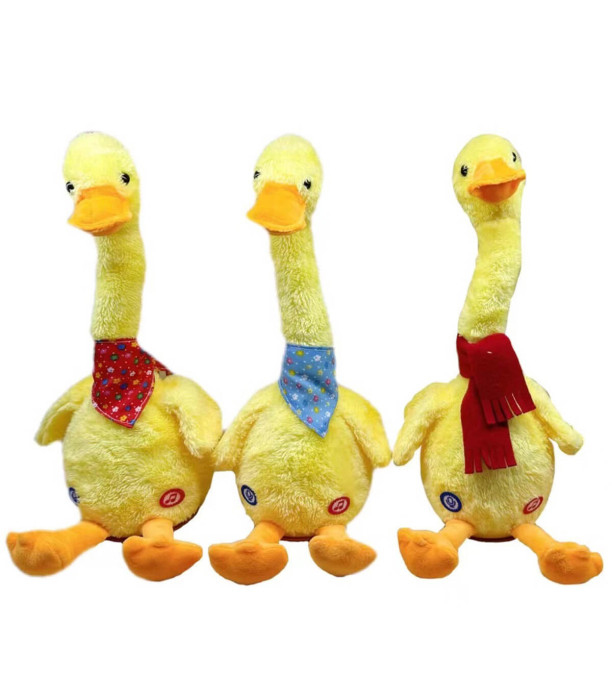 PLUSH REPEATING DUCK WITH MUSIC AND USB - Medium