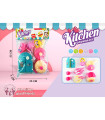 CHILDREN'S KITCHEN SET WITH FRIDGE AND DOLL IN BAG