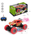 KID'S BUGGY WITH REMOTE CONTROL AND SMOKE, 4 DIRECTIONS, IRON SUPERHERO