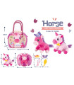 PLUSH UNICORN IN A BAG WITH ACCESSORIES
