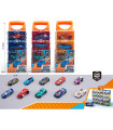 METAL CARS 4 PCS. IN A SET WITH HANDLE