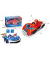 SONIC CHILDREN'S CAR WITH SOUND AND LIGHT - RED - ON BATTERIES
