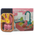 CHILDREN'S SINK WITH RUNNING WATER AND KITCHEN UTENSILS - KITCHENS, SERVICES AND FOOD
