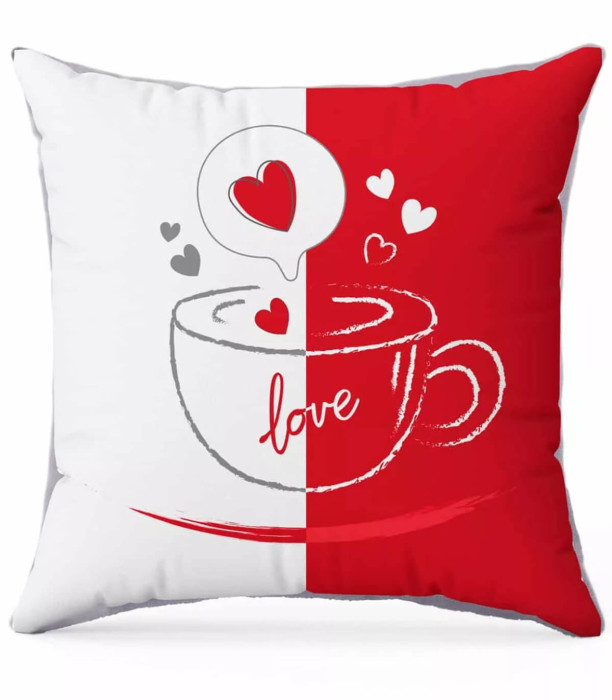 PLUSH PILLOW RED SAINT VALENTINE 5 TYPES 36 CM - VALENTINE'S DAY AND CHRISTMAS