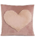 PLUSH PILLOW WITH FLUFFY HEART 3 COLORS 36 CM - VALENTINE'S DAY AND CHRISTMAS