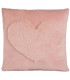 PLUSH PILLOW WITH FLUFFY HEART 3 COLORS 36 CM - VALENTINE'S DAY AND CHRISTMAS