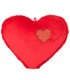GLITTERED PLUSH HEART 2 COLORS 20 CM - VALENTINE'S DAY AND CHRISTMAS