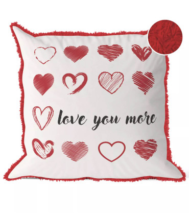 PLUSH PILLOW SAINT VALENTINE 12 TYPES 36 CM - VALENTINE'S DAY AND CHRISTMAS