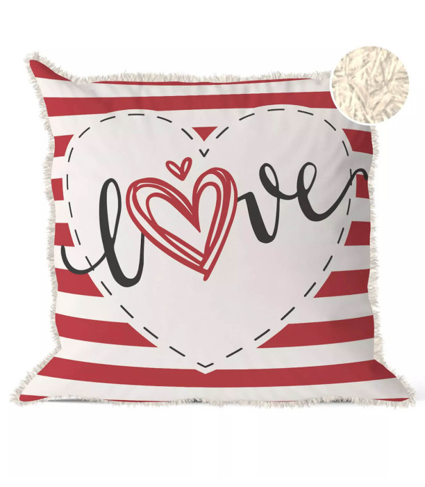 PLUSH PILLOW SAINT VALENTINE 12 TYPES 36 CM - VALENTINE'S DAY AND CHRISTMAS