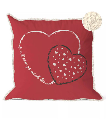 PLUSH PILLOW SAINT VALENTINE 12 TYPES 36 CM - VALENTINE'S DAY AND CHRISTMAS