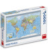 PUZZLE MAP OF THE WORLD 1000 PIECES - PUZZLES AND CUBES