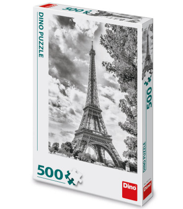 PUZZLE EIFFEL TOWER BLACK-WHITE 500 PIECES - PUZZLES AND CUBES