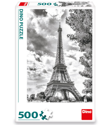 PUZZLE EIFFEL TOWER BLACK-WHITE 500 PIECES - PUZZLES AND CUBES
