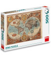 PUZZLE HISTORICAL MAP OF THE WORLD 500 PIECES