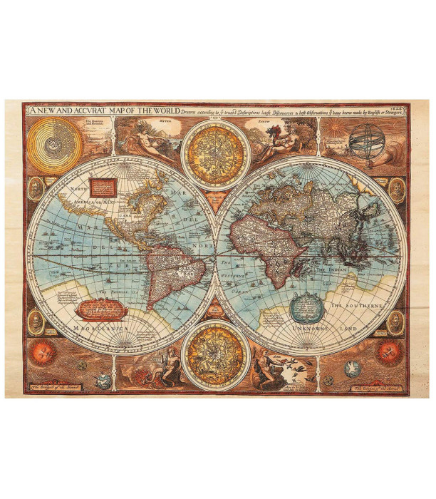 PUZZLE HISTORICAL MAP OF THE WORLD 500 PIECES - PUZZLES AND CUBES
