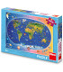 CHILDREN'S PUZZLE WORLD MAP 300 XL PIECES - PUZZLES AND CUBES