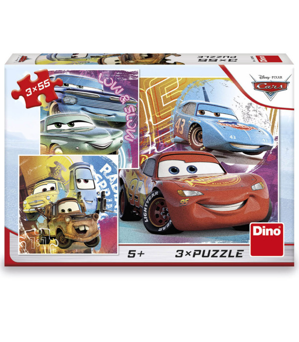 ΠΑΖΛ ΓΙΑ ΠΑΙΔΙΑ CARS 3Χ55 ΚΟΜΜΑΤΙΑ Dino