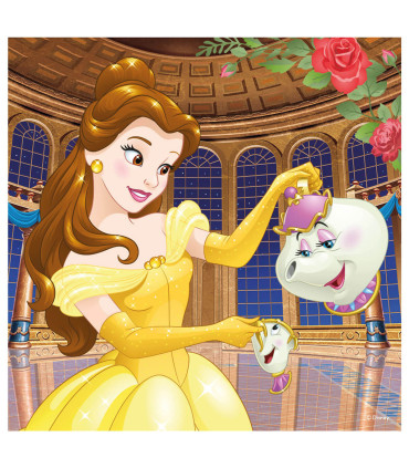 DISNEY PRINCESS CHILDREN'S PUZZLE 3X55 PIECES - PUZZLES AND CUBES