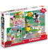 CHILDREN'S PUZZLE MICKEY & MINNIE 3X55 PIECES - PUZZLES AND CUBES