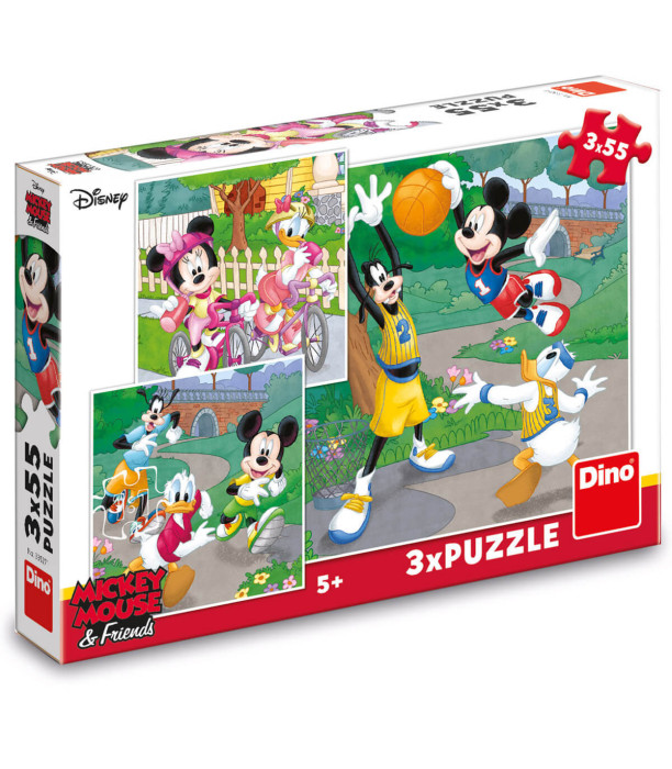 ΠΑΖΛ ΓΙΑ ΠΑΙΔΙΑ MICKEY & MINNIE 3Χ55 ΚΟΜΜΑΤΙΑ Dino