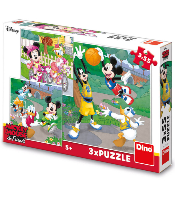 ΠΑΖΛ ΓΙΑ ΠΑΙΔΙΑ MICKEY & MINNIE 3Χ55 ΚΟΜΜΑΤΙΑ Dino