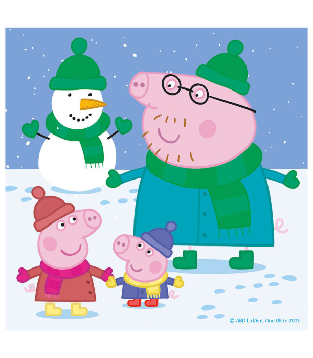 PEPPA PIG CHILDREN'S PUZZLE 3X55 PIECES - PUZZLES AND CUBES