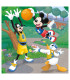CHILDREN'S PUZZLE MICKEY & MINNIE 3X55 PIECES - PUZZLES AND CUBES