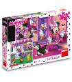 MINNIE CHILDREN'S PUZZLE 3X55 PIECES