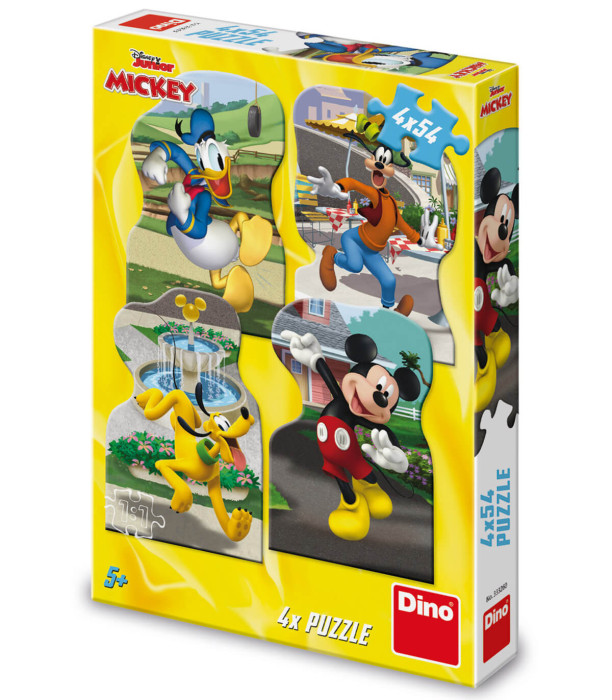 CHILDREN'S PUZZLE MICKEY 4X54 PIECES - PUZZLES AND CUBES