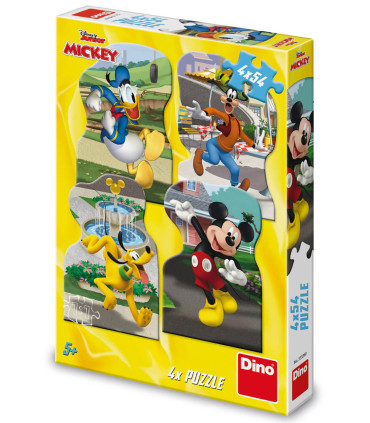 CHILDREN'S PUZZLE MICKEY 4X54 PIECES - PUZZLES AND CUBES