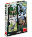 JURASSIC WORLD CHILDREN'S PUZZLE 4X54 PIECES