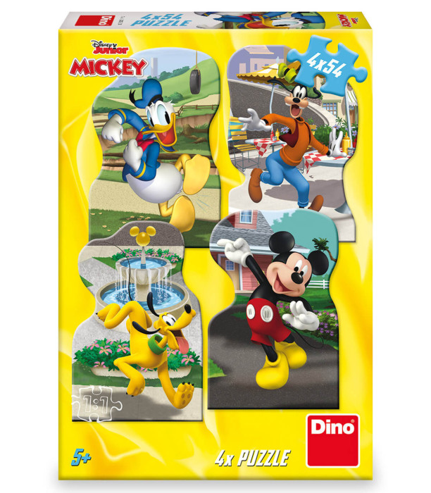 CHILDREN'S PUZZLE MICKEY 4X54 PIECES - PUZZLES AND CUBES