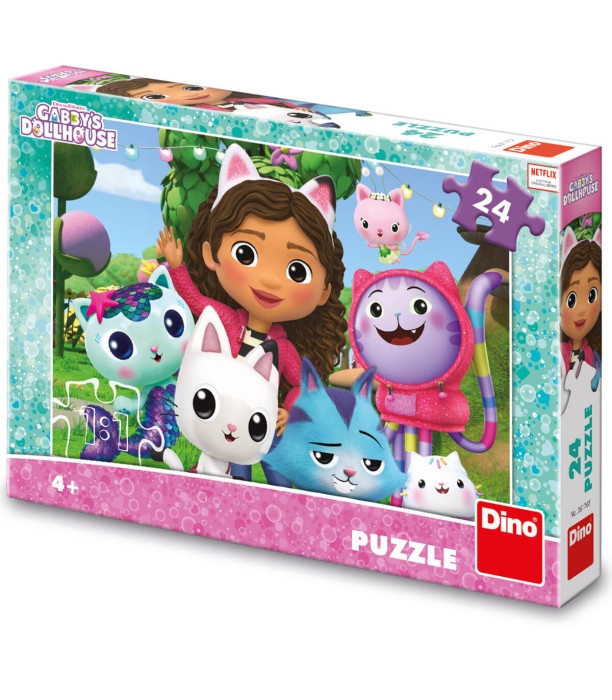 CHILDREN'S PUZZLE GABBY'S DOLLHOUSE 24 PIECES - PUZZLES AND CUBES