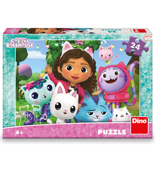 CHILDREN'S PUZZLE GABBY'S DOLLHOUSE 24 PIECES - PUZZLES AND CUBES