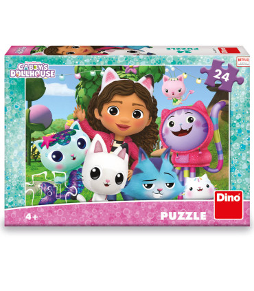 CHILDREN'S PUZZLE GABBY'S DOLLHOUSE 24 PIECES - PUZZLES AND CUBES