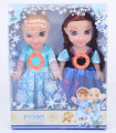 SET OF 2 DOLLS 28 CM ICE KINGDOM WITH MUSIC
