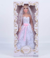 LARGE DOLL BRIDE WITH VEIL 45 CM