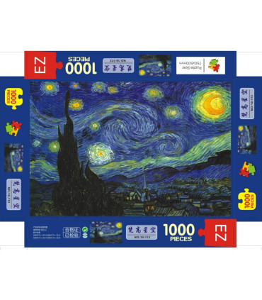PUZZLE VAN GOGH 1000 PIECES - PUZZLES AND CUBES