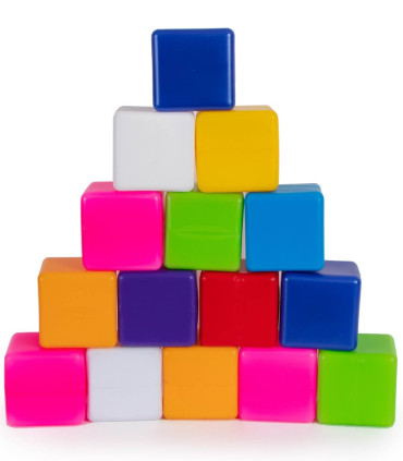 CHILDREN'S LARGE CUBES 15 PCS. IN NET - ALL PRODUCTS