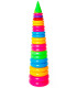 CHILDREN'S PYRAMID WITH RINGS, HUGE, 90 CM - ALL PRODUCTS