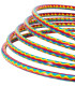 CHILDREN'S LARGE HULA HOOP RAINBOW 75 CM - RODS, ROPES AND HOOPS