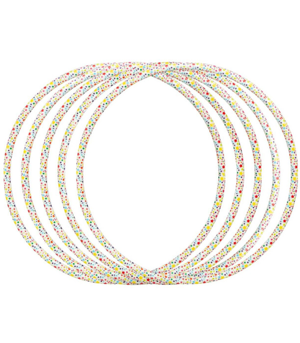 CHILDREN'S LARGE HOOP STARS 75 CM - RODS, ROPES AND HOOPS