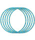 CHILDREN'S SMALL HOOP BLUE PRINT 53 CM - RODS, ROPES AND HOOPS
