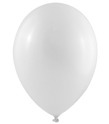 BALLOONS 100 PCS. 10\\" - 25 CM 101 STANDARD WHITE - Standard colors