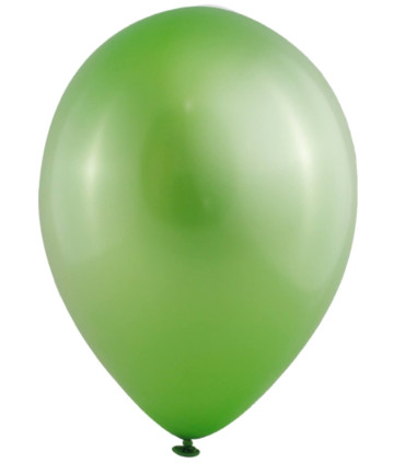 ΜΠΑΛΟΝΙΑ 100 ΤΕΜ. 10" - 25 ΕΚ 313 ΜΕΤΑΛΛΙΚΟ ΠΡΑΣΙΝΟ Globos Festival