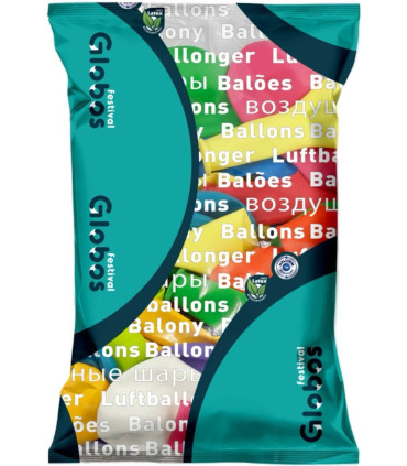 BALLOONS 20 PCS. 12\\" - 30 CM METALLIC MIX - Metallic