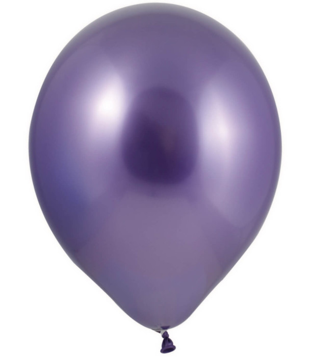 BALLOONS 100 PCS. 5\\" - 13 CM CHROME MIX - Chromium