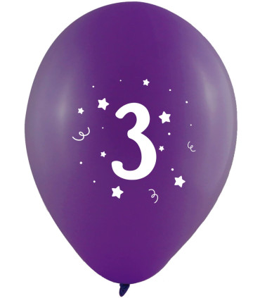 ΜΠΑΛΟΝΙΑ 10 ΤΕΜ. 12" - 30 ΕΚ ΜΕ ΕΚΤΥΠΩΣΗ - ΑΡΙΘΜΟΣ 3 Globos Festival