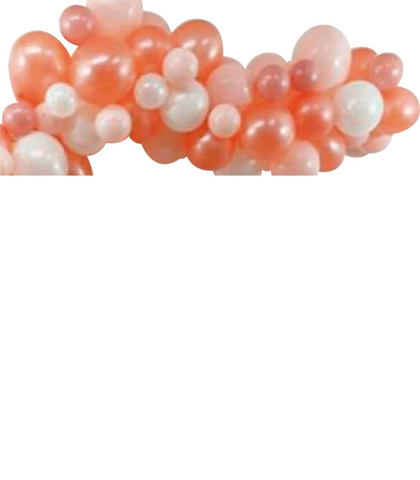 ΣΕΤ ΓΙΑ ΑΡΚΑ ΑΠΟ 60 ΜΠΑΛΟΝΙΑ ΡΟΖ ΧΡΥΣΟ/ROSEGOLD 60 Globos Festival